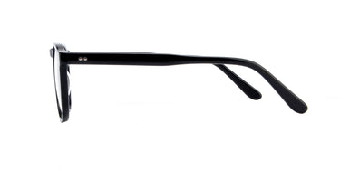 Women Cristal Eyeglasses: Joel- Black - SpaceSMART Eye Clinic (Side View)
